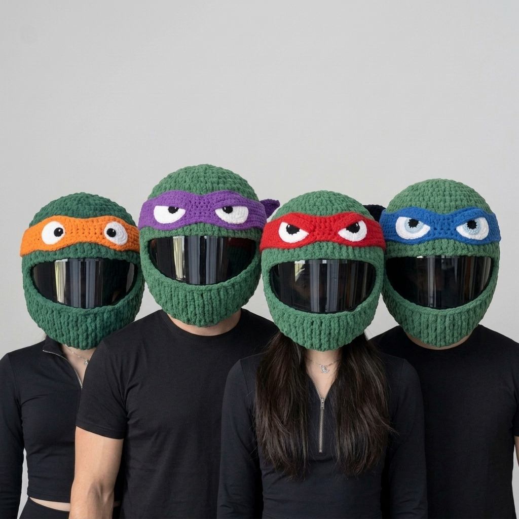 Ninja Turtles helmet cover