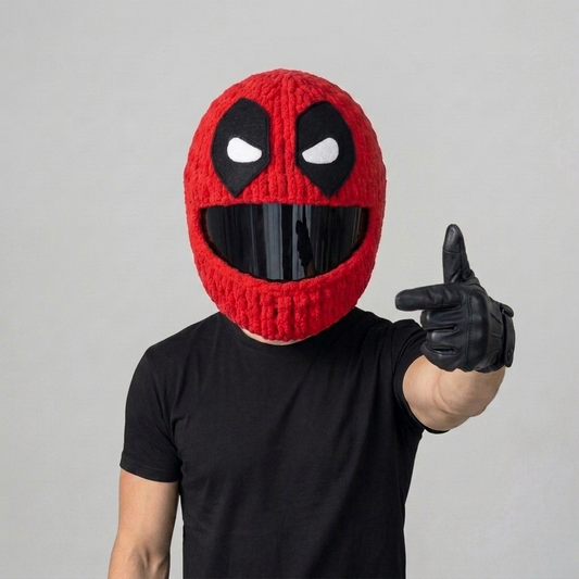 Red Merc helmet cover