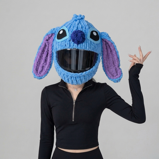 Stitchy helmet cover