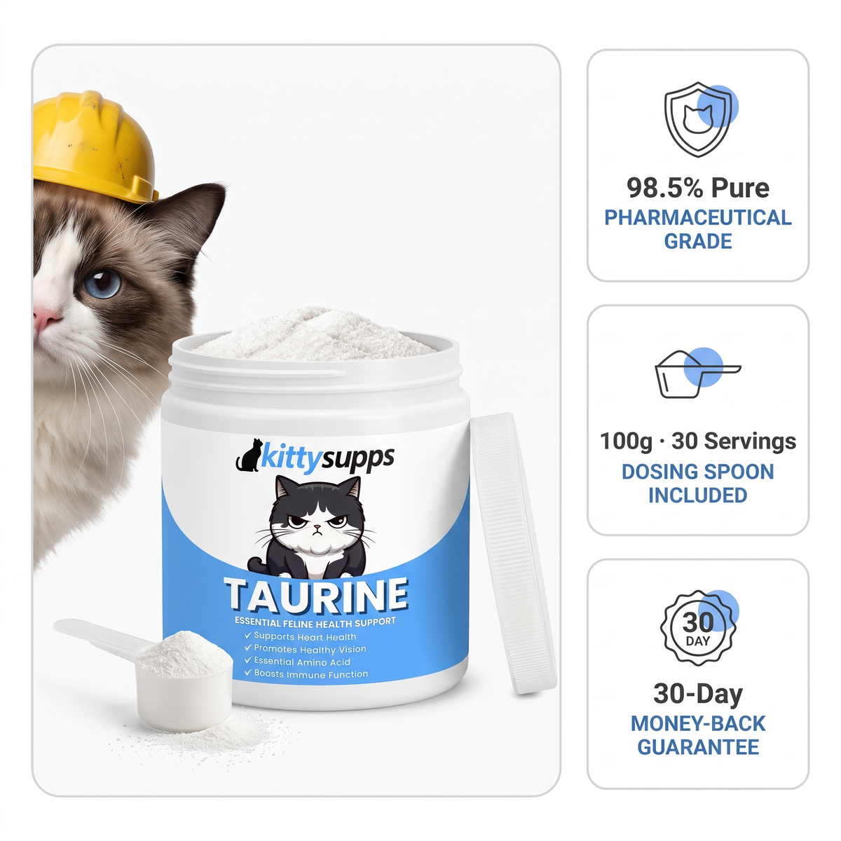 Velno Supps™ Taurine Supplement